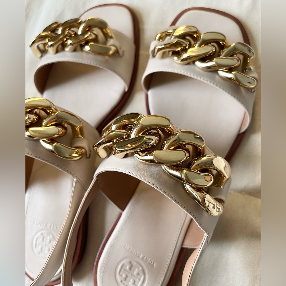 Tory Burch Adrien Sandals in Dulce de Leche - Picture 11 of 15